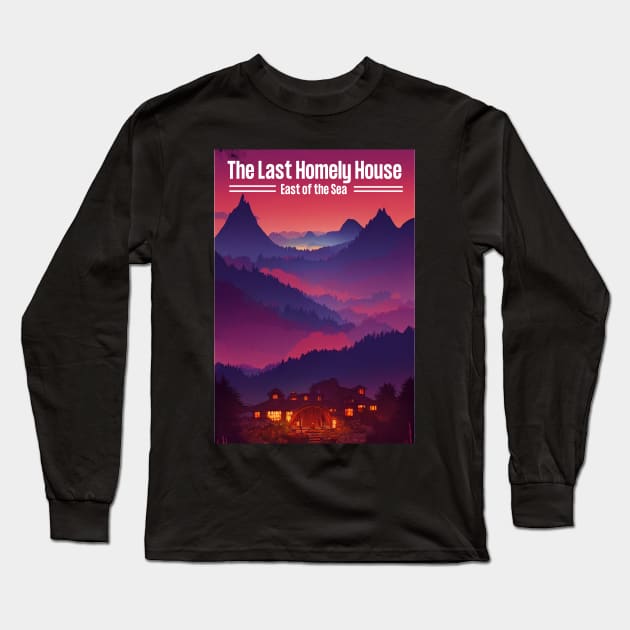 The Last Homely House - Travel Poster - Fantasy Funny Long Sleeve T-Shirt by Fenay-Designs